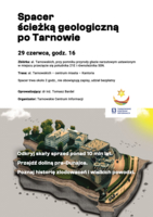 Plakat spaceru geologicznego